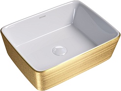 Grossman Раковина накладная Color 48 GR-3016GW золото – фотография-1